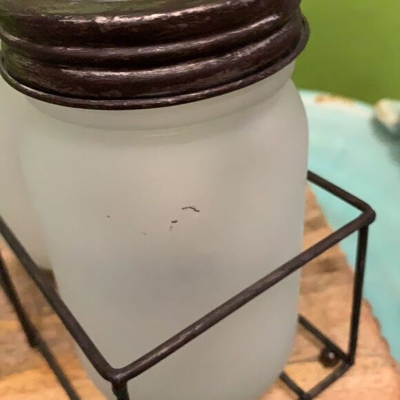 Rae Dunn shine bright candle holders with caddy - Picture 7 of 7